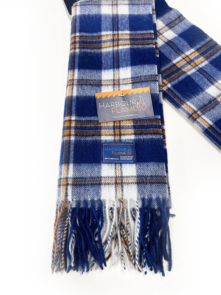 Harbour Flame Lambswool Scarf