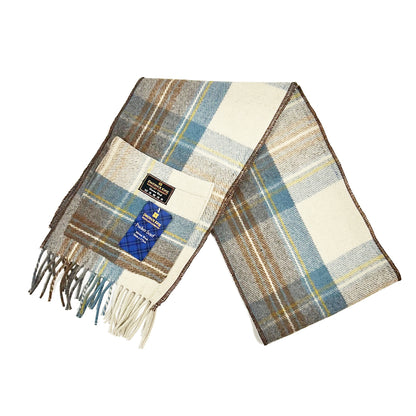 Stewart Muted Blue Deluxe Pocket Scarf