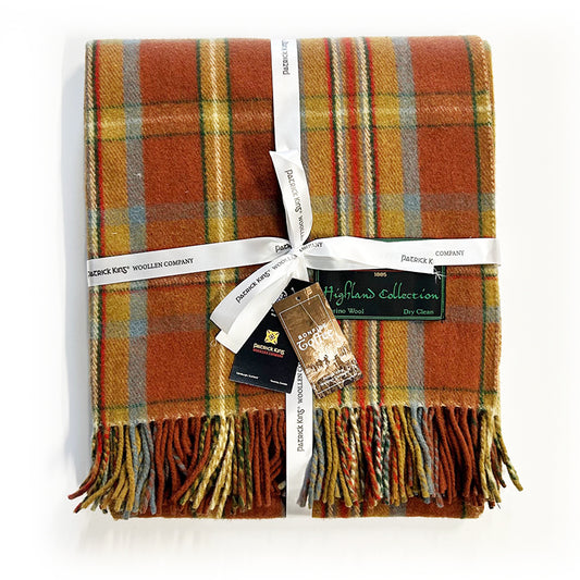 Bonfire Toffee Deluxe Wool Blanket