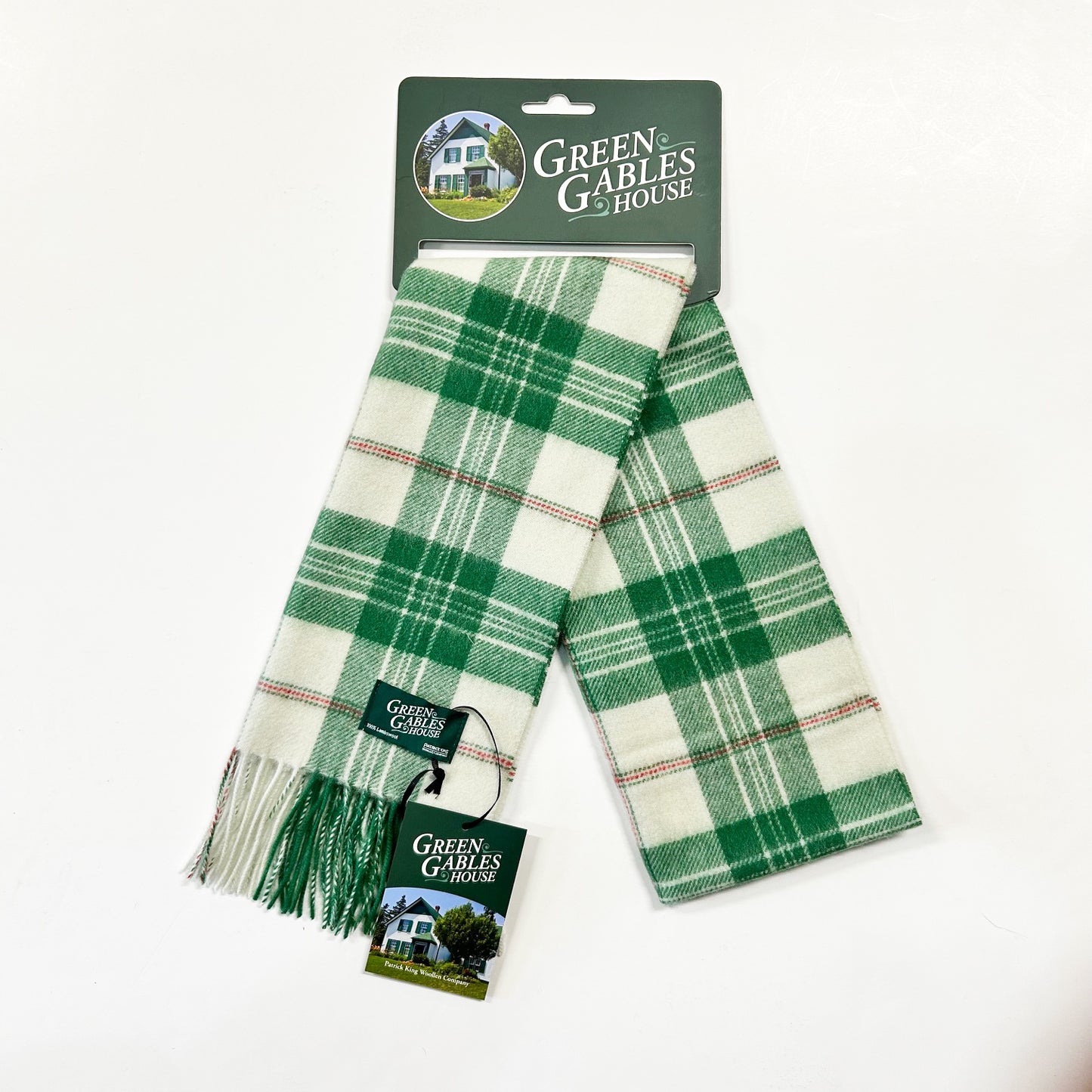 Green Gables House Lambswool Scarf