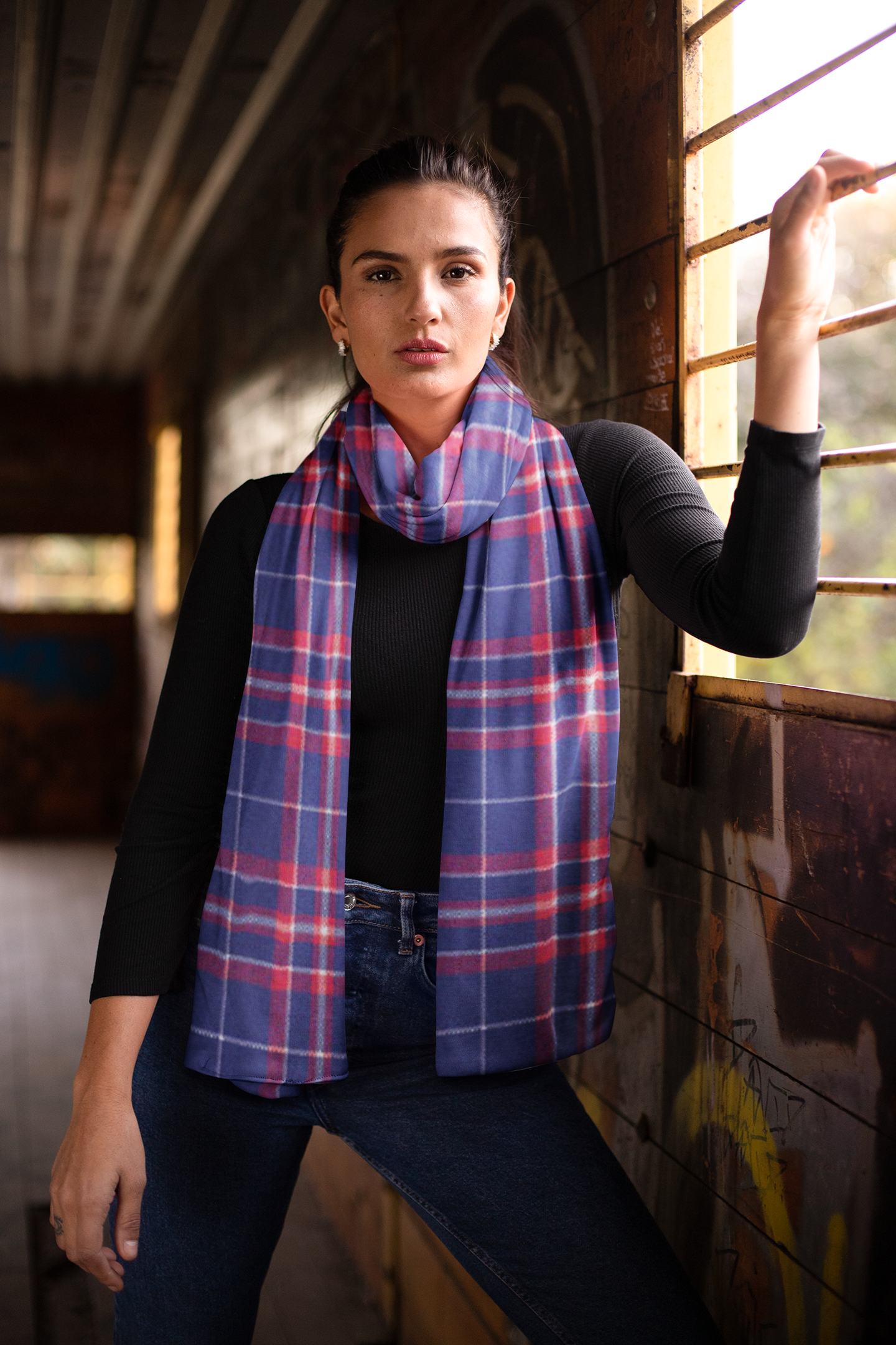 Patriot Lambswool Tartan Scarf