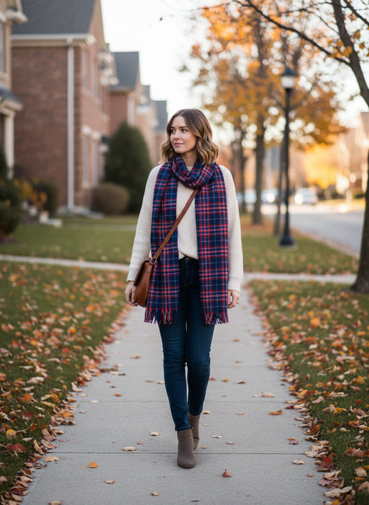 Union Jack Lambswool Scarf