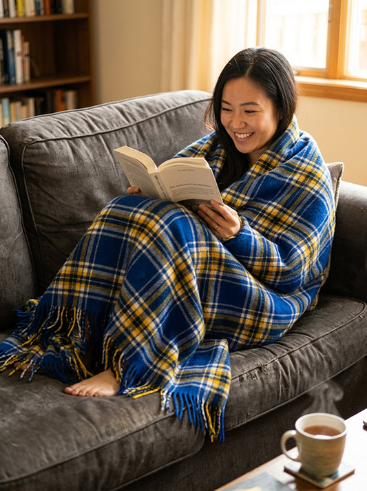Sunlit Horizon Deluxe Blanket