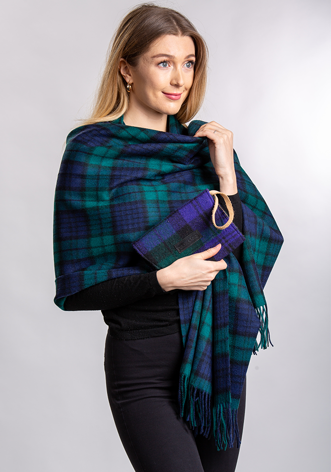 Black watch tartan 2024 pashmina