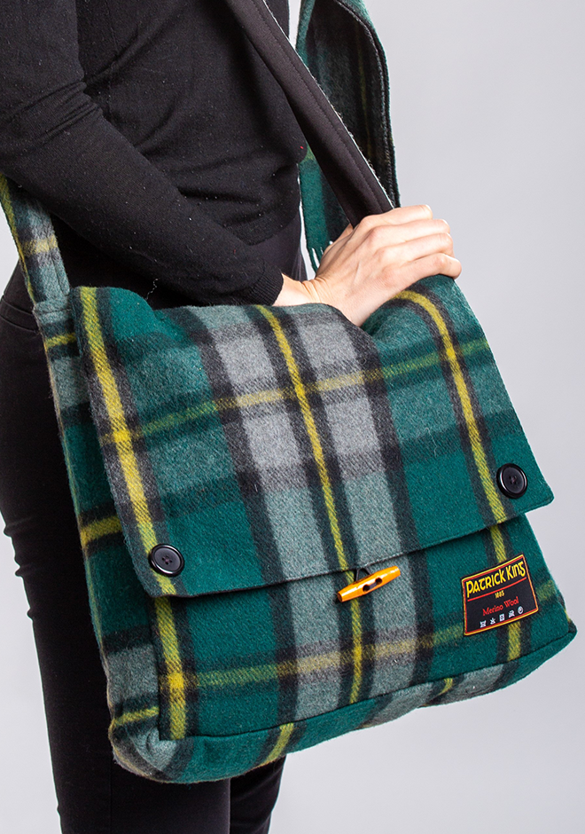 Wool messenger bag hotsell