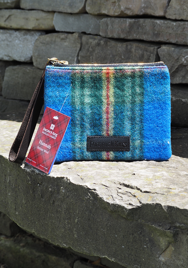 Hannah Tartan Wool Clutch Bag