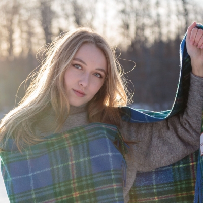 Blankets Highland Collection – Nova Scotia Tartan Deluxe Merino Wool Blanket