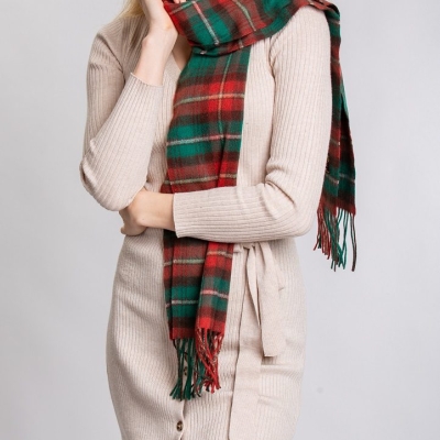 lambswool Scarves Prince Edward Island  Tartan Lambswool Scarf