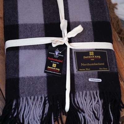 Blankets Highland Collection – Northumberland Tartan Deluxe Merino Wool Blanket