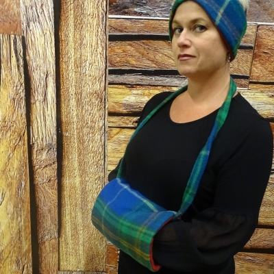 Hand Muff Wool Nova Scotia Tartan Merino Wool Hand Muff