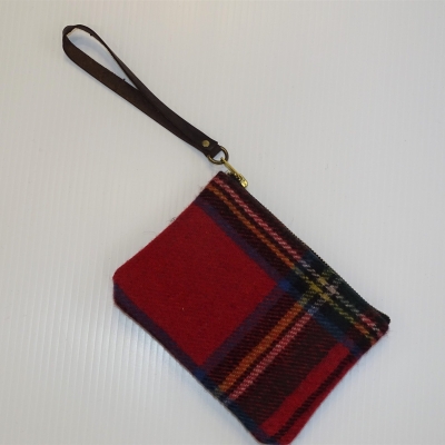 Hannah Tartan Wool Clutch Bag Royal Stewart Tartan Deluxe Wool Hannah Clutch Purse