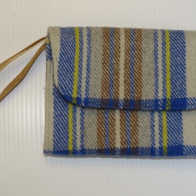 Laurel Deluxe Clutch Stewart Muted Blue Laurel Clutch