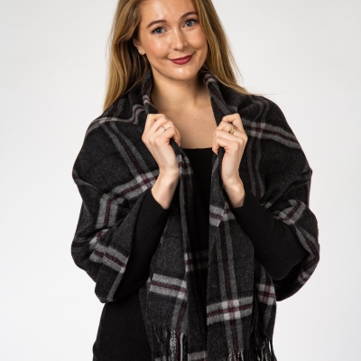 Capes Thompson Charcoal Lambswool Cape